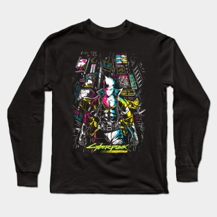 Cyberpunk David Martinez Long Sleeve T-Shirt